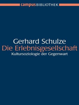 cover image of Die Erlebnisgesellschaft